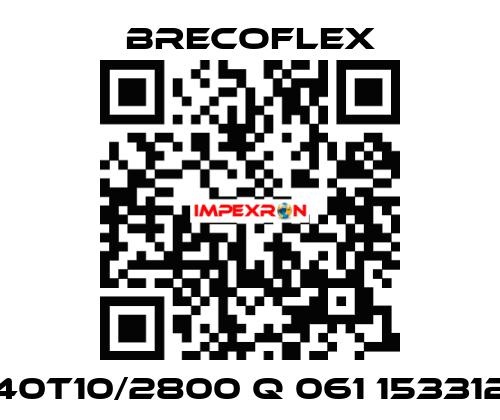 40T10/2800 Q 061 153312 Brecoflex