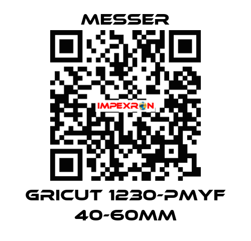 Gricut 1230-PMYF 40-60mm Messer