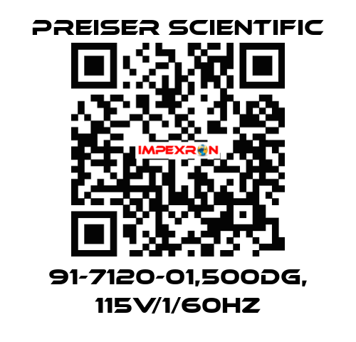 91-7120-01,500DG, 115V/1/60HZ Preiser Scientific