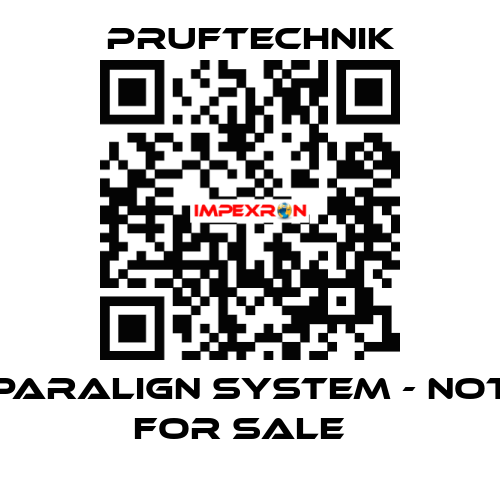 PARALIGN system - not for sale   Pruftechnik