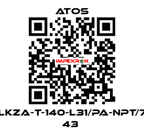 DLKZA-T-140-L31/PA-NPT/7C 43  Atos
