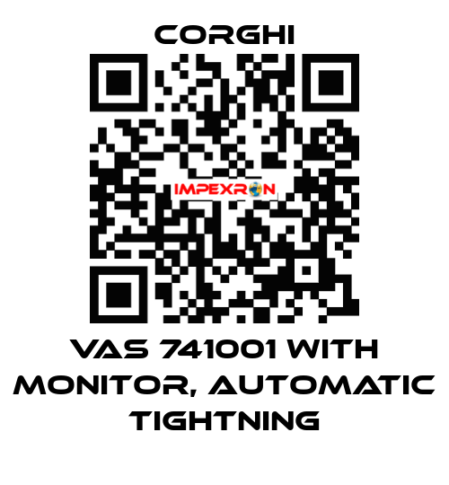 VAS 741001 with monitor, automatic tightning Corghi