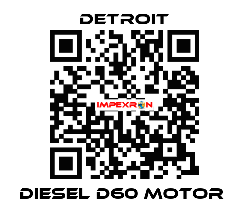 DIESEL D60 MOTOR  Detroit