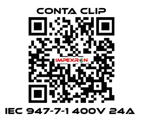 IEC 947-7-1 400V 24A  Conta Clip