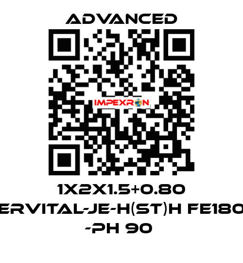 1X2X1.5+0.80 ERVITAL-JE-H(ST)H FE180 -PH 90  Advanced