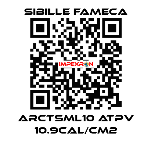ARCTSML10 ATPV 10.9CAL/CM2 Sibille Fameca