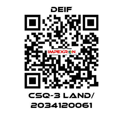 CSQ-3 Land/ 2034120061 Deif