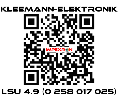 LSU 4.9 (0 258 017 025) Kleemann-Elektronik