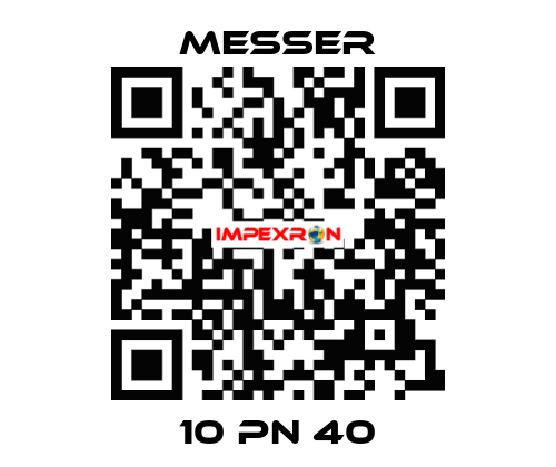 10 PN 40 Messer