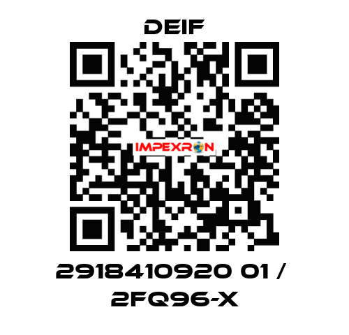 2918410920 01 /  2FQ96-x Deif