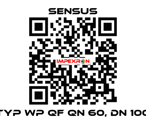 Typ WP QF QN 60, DN 100 Sensus
