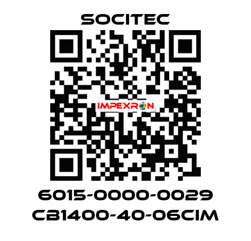 6015-0000-0029 CB1400-40-06CIM Socitec