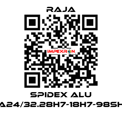 SPIDEX ALU A24/32.28H7-18H7-98SH Raja