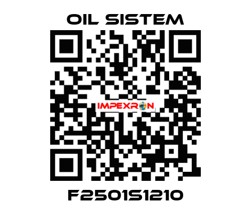 F2501S1210 Oil Sistem
