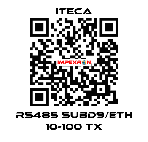RS485 SUBD9/ETH 10-100 TX iteca