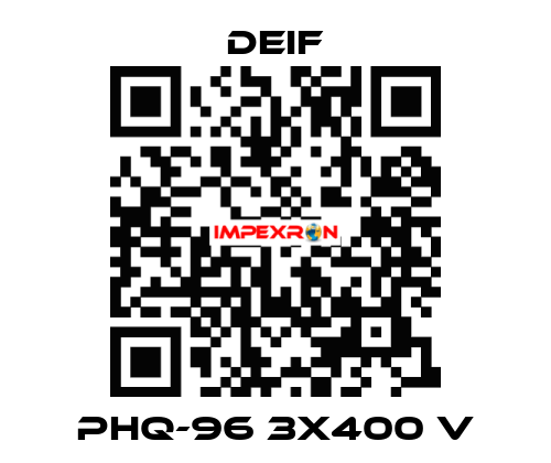 PHQ-96 3x400 V Deif