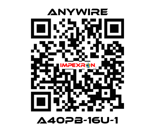 A40PB-16U-1 Anywire