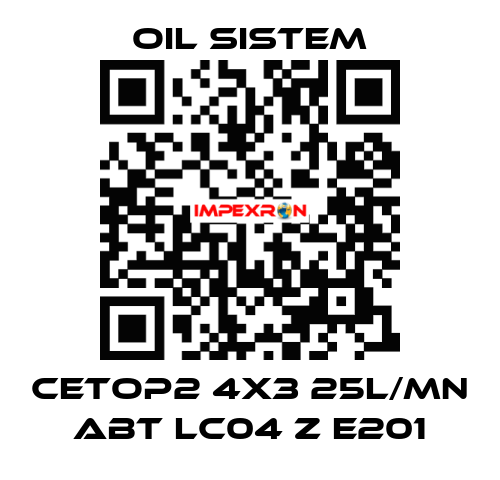 Cetop2 4x3 25l/mn ABT LC04 Z E201 Oil Sistem