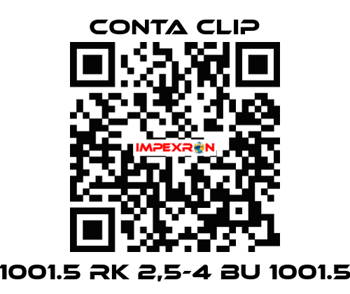 1001.5 RK 2,5-4 BU 1001.5 Conta Clip