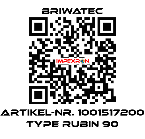 Artikel-Nr. 1001517200 Type RUBIN 90 Briwatec
