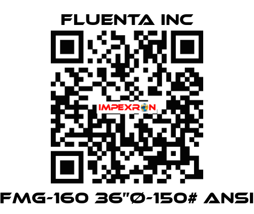 FMG-160 36”Ø-150# ANSI Fluenta Inc