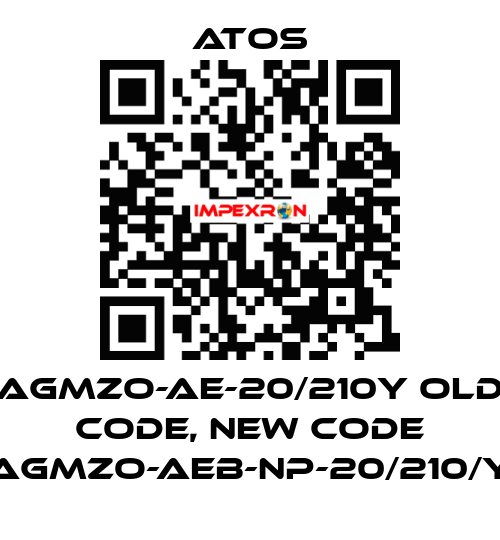 AGMZO-AE-20/210Y old code, new code AGMZO-AEB-NP-20/210/Y Atos