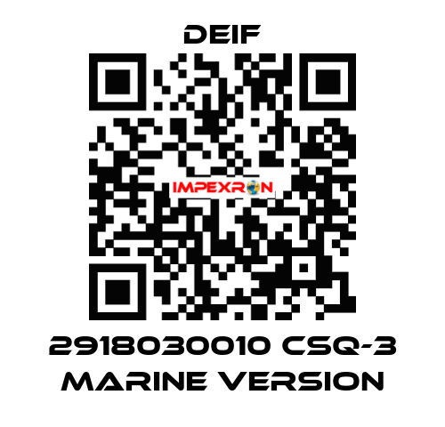2918030010 CSQ-3 Marine version Deif