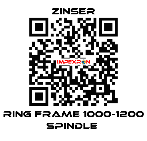 RING FRAME 1000-1200 SPINDLE  Zinser