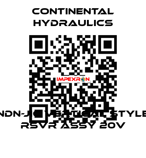 NDN-JIC VERTICAL STYLE RSVR ASSY 20V Continental Hydraulics