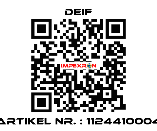 Artikel Nr. : 1124410004 Deif