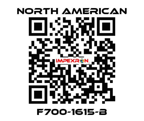 F700-1615-B NORTH AMERICAN