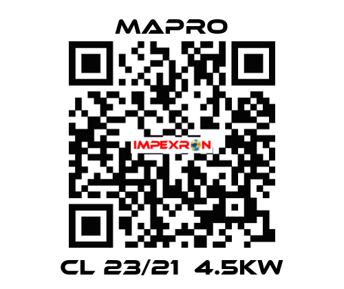 CL 23/21  4.5KW Mapro