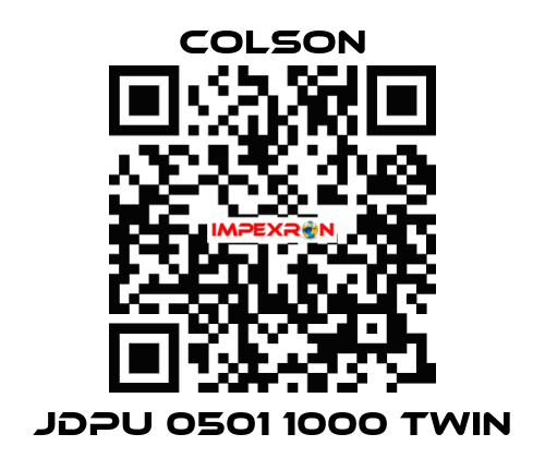JDPU 0501 1000 TWIN Colson