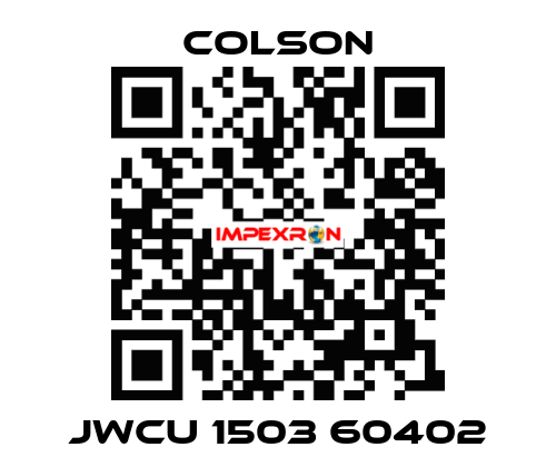 JWCU 1503 60402 Colson