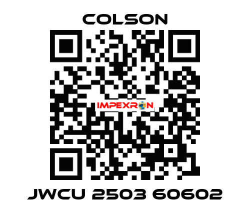 JWCU 2503 60602 Colson