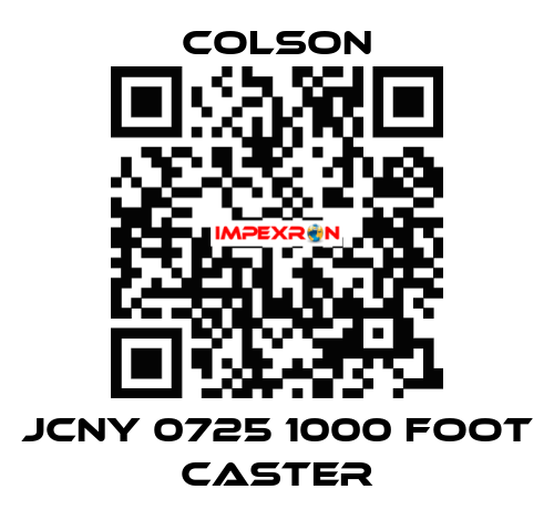 JCNY 0725 1000 FOOT CASTER Colson