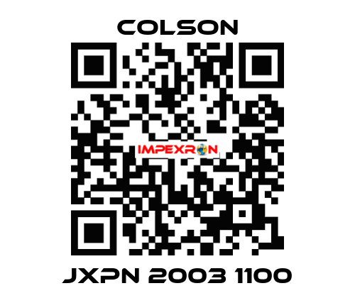 JXPN 2003 1100 Colson