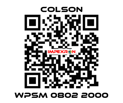 WPSM 0802 2000 Colson