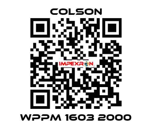 WPPM 1603 2000 Colson