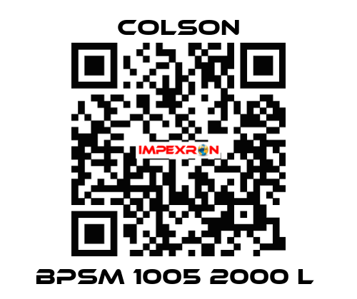 BPSM 1005 2000 L  Colson