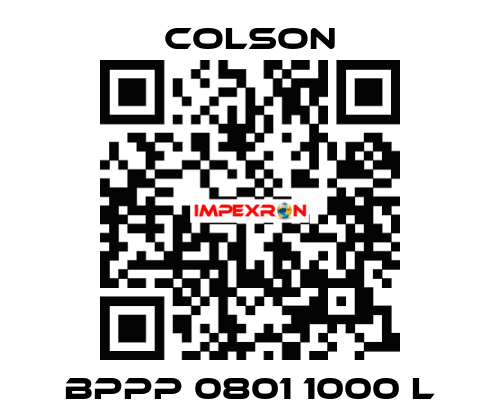 BPPP 0801 1000 L Colson