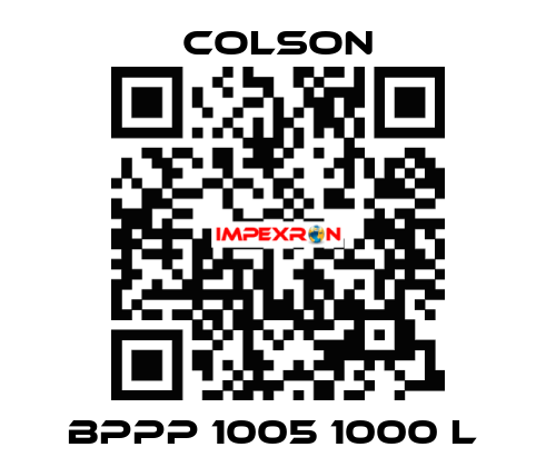 BPPP 1005 1000 L  Colson