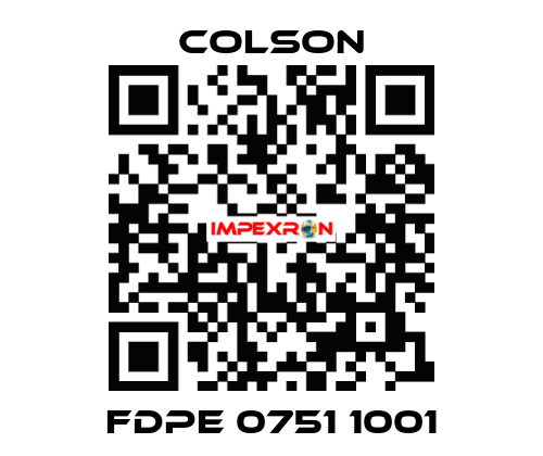 FDPE 0751 1001 Colson