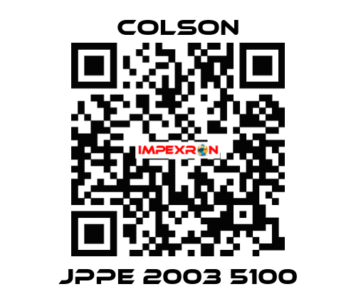 JPPE 2003 5100 Colson