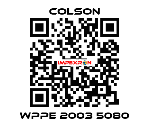 WPPE 2003 5080 Colson