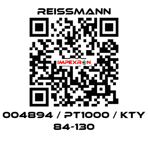 004894 / Pt1000 / KTY 84-130 Reissmann