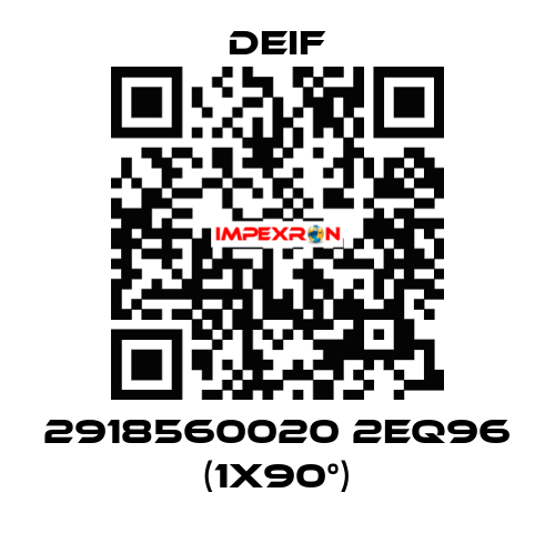 2918560020 2EQ96 (1x90°) Deif