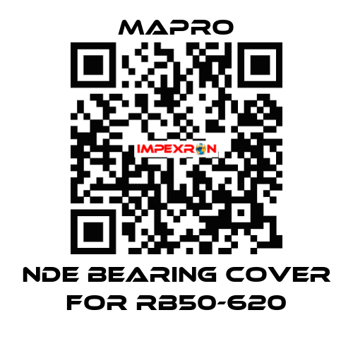 NDE bearing cover for RB50-620 Mapro