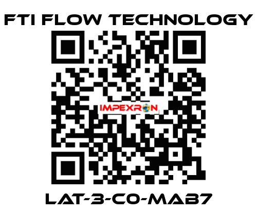 LAT-3-C0-MAB7 Fti Flow Technology