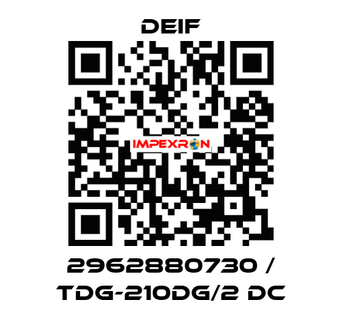 2962880730 / TDG-210DG/2 DC Deif